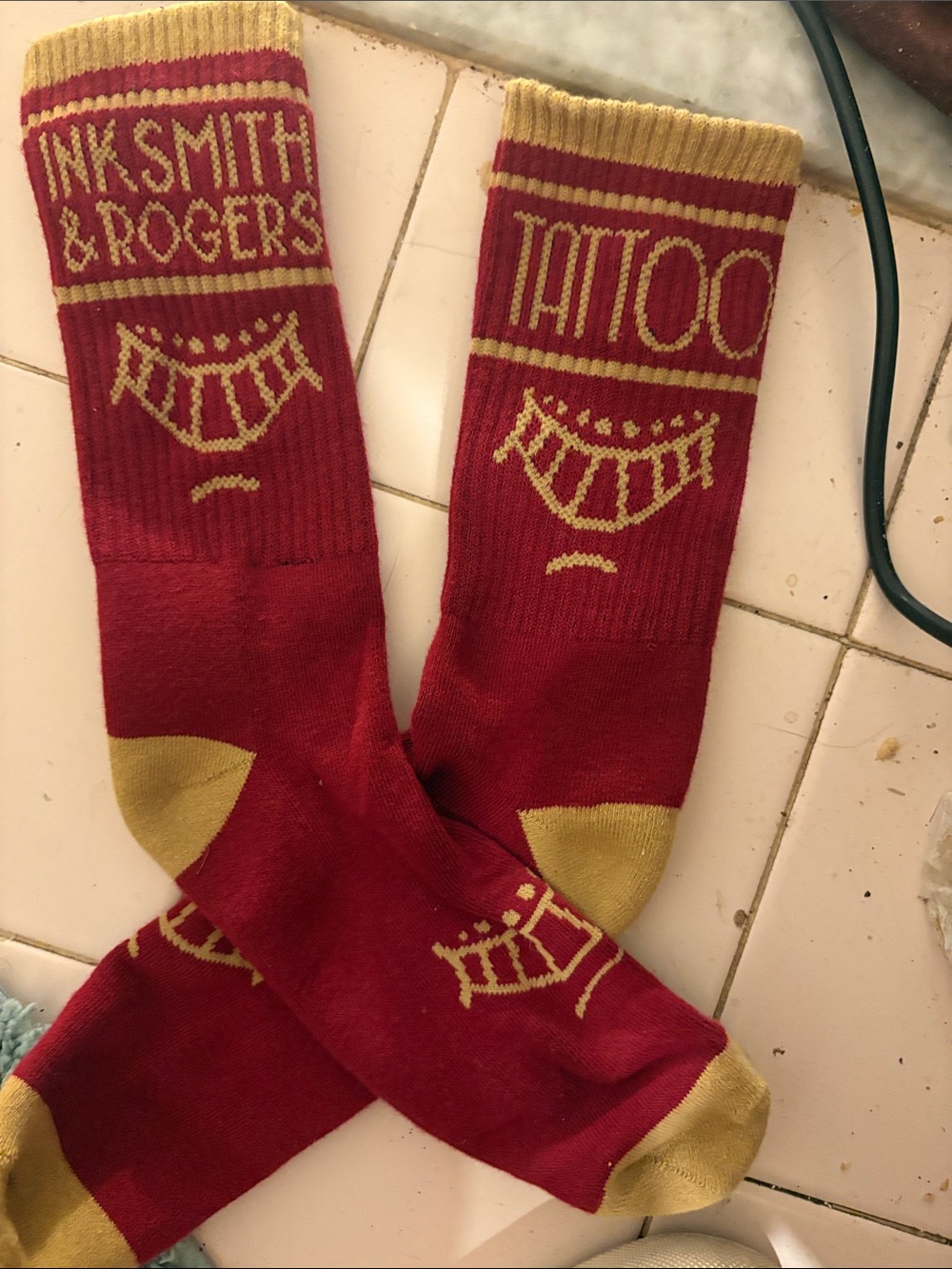 INKSMITH & ROGERS tattoo Socks. Unisex